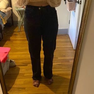 Abercrombie 90s baggy low rise black jeans size 28 long